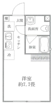 プラティーク世田谷の物件間取画像